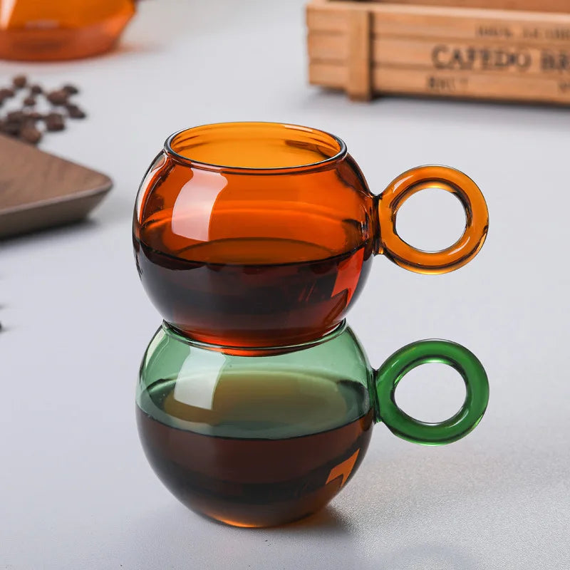 Orbit Ring Glass Mug