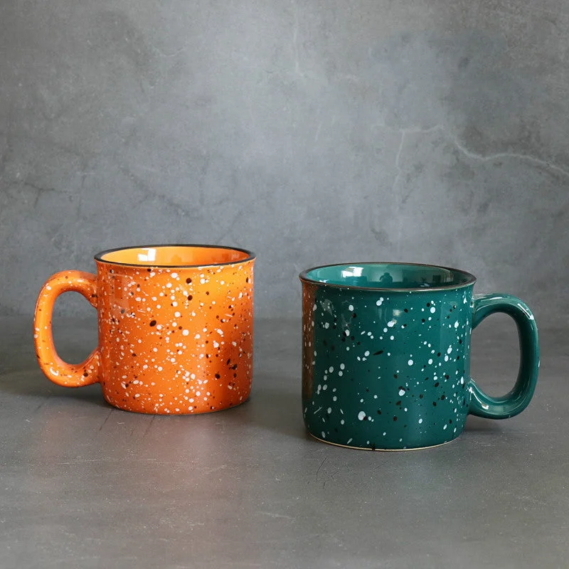 Splatter Ceramic Mugs